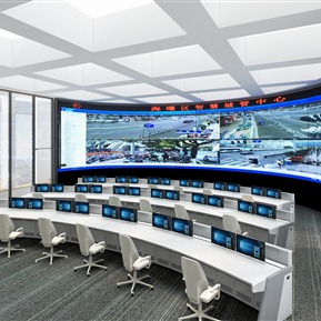 现代 监控室 海曙矛调指挥大厅