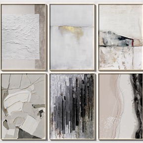 侘寂 油画 抽象艺术装饰画