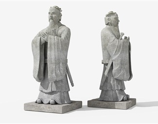 新中式孔子雕塑