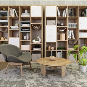 北欧 书柜 书架 花架 装饰品 摆件