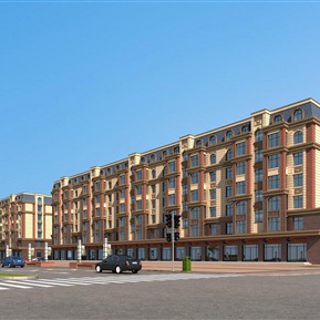 欧式 商业街 商业办公沿街