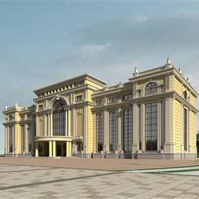 欧式 酒店建筑 会所