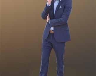 现代男性人物模型