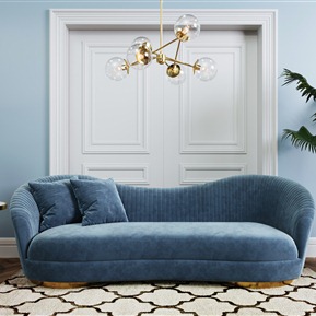 简欧 双人沙发 沙发