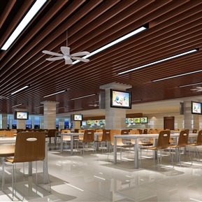 现代 食堂 食堂大餐厅