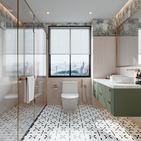 法式 卫生间 主卫生间