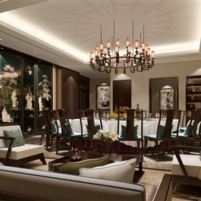 新中式 包间 豪华大包厢