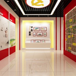 现代 展厅 村史馆展厅