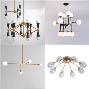 现代 异形吊灯 吊灯