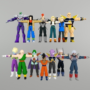 现代 游戏角色 七龙珠人物