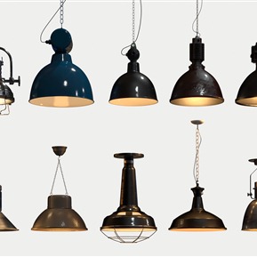 工业LOFT 吊灯 吊灯三