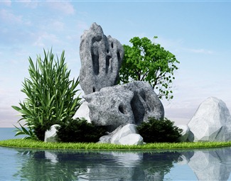 现代 景观小品 景观