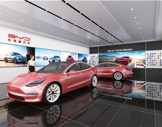 现代汽车展示模型
