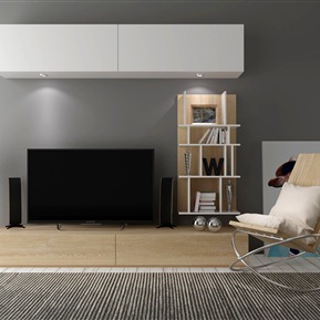 北欧 电视柜 电视柜休闲椅组合