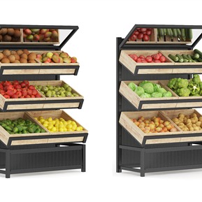 现代 货架 超市 货柜组合