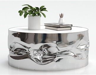 现代金属桌子