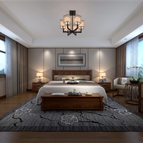 新中式 卧室 主卧