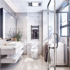 现代 卫生间 卫生间浴室