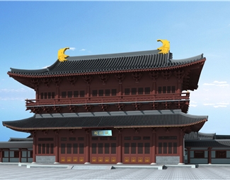 中式古建筑门头