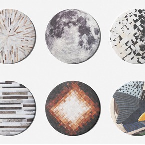 现代 圆形地毯 抽象圆形地毯