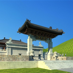 中式 大门 古建大门