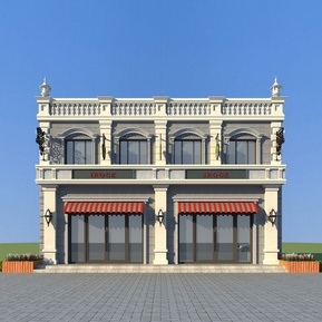 欧式 商业楼 商业