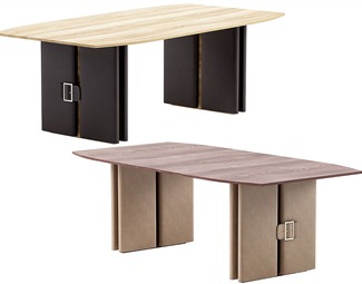 现代木头桌