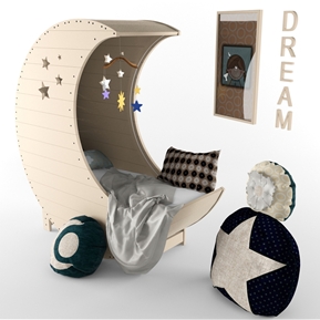 现代 婴儿床 小孩床