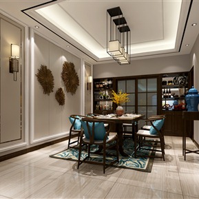 新中式 餐厅 客餐厅