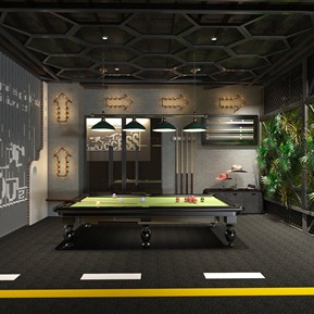 工业LOFT 台球室