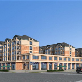 欧式 住宅区 住宅商业沿街