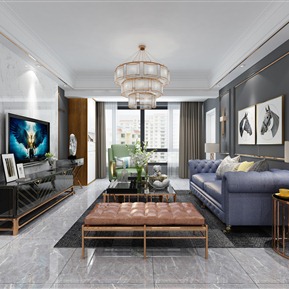 轻奢 客厅