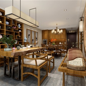 新中式 餐厅 茶室