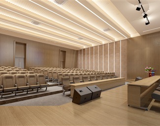 现代阶梯式会议室