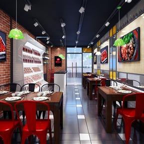 工业LOFT 餐厅 石锅店