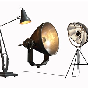 工业LOFT 落地灯 台灯摄影棚补光聚光灯