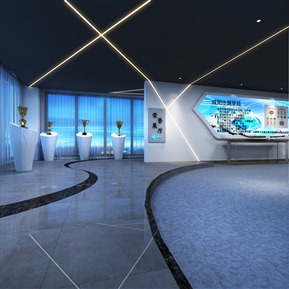 现代 展厅 企业 科技