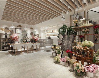 北欧 花店 鲜花门