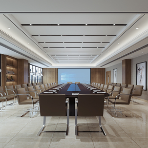 现代 会议室 多媒体会议室