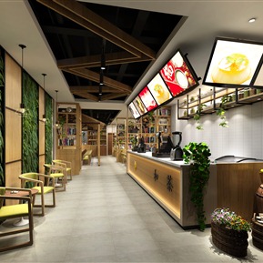 餐厅 特色餐厅 豆浆餐饮店门头