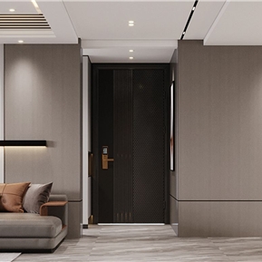 现代 客餐厅 客餐厅主卧书房