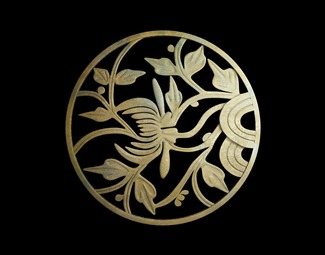 新中式金属雕花