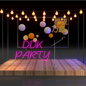 现代 美陈 音乐会小舞台