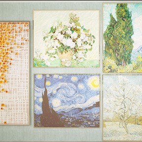 北欧 植物画 装饰画 挂画 抽象装饰画