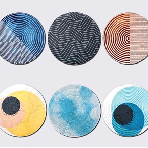 现代 圆形地毯 清新圆形地毯