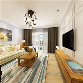 美式 客餐厅 客厅