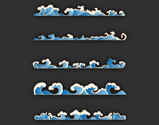 新中式 景片 墙饰