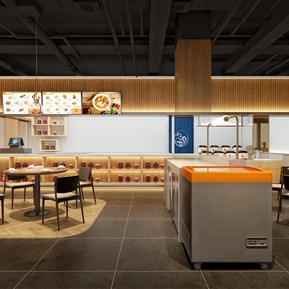 现代 餐厅 牛肉面连锁餐厅面店