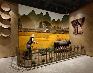 中式农业文化展厅
