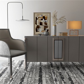 现代 边柜 装饰柜装饰品装饰品休闲椅组合